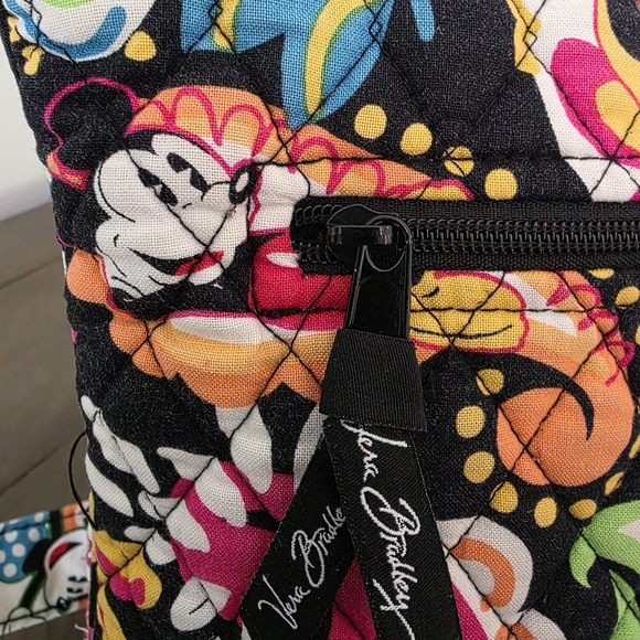Retired Vera Bradley X Disney Mickey & Minnie Mouse Quilted Crossbody Bag - Picture 3 of 8